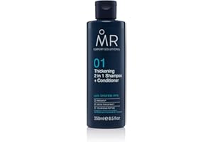 MR. MR 2 in 1 Thickening Shampoo & Conditioner (250ml) - Hair Thickening System for Men with Strengthening PPX - Vegan & Cruelty Free for Hair Growth