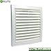 Produktbild Außengitter mit feststehenden Lamellen für 150er Luftführungssysteme weiß