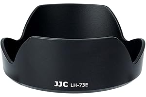 JJC EW-73E - Parasol reversible para Canon RF 15-30 mm F4.5-6.3 IS STM y RF16-28 mm F2.8 IS STM, sustituye al parasol Canon EW-73E en Canon EOS R R3 R5 R6 R7 R10