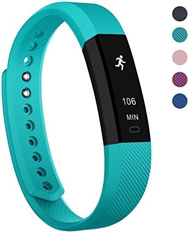 Fitness Tracker,Amytech Slim Touch Screen Pedometer Sleep Monitor Sport Activity Tracker for Android and IOS Smart Phone,Teal
