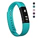 Price comparison product image Fitness Tracker,Amytech Slim Touch Screen Pedometer Sleep Monitor Sport Activity Tracker for Android and IOS Smart Phone,Teal