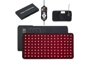 ROEDAX-HAO Red Light Therapy Belt, 660nm and 880nm Body Red Light Waist Belt, Infrared Light Therapy for Knees, Infrared Light Wearable Belt Suitable for Relieving Muscle Gift for Men and Women