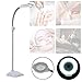 Produktbild Lupenleuchte LED Kosmetiklampe mit dickem Sockel 3X / 5X / 8X HD Vergrößerungs 360 Grad verstellbare Halterung für Beauty Nail Tattoo,5X