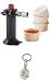 Produktbild Micro Torch Mini Edition mit Töpfchen, Gasbrenner, Lötbrenner, Bunsenbrenner (902988204840) mit Anhänger Hlg. Christophorus