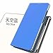 Produktbild TAITOU RedMi4X Shell, Translucent Window View Flip Wallet Stand Cover, Shiny Plating Make Up Mirror, Smart Sleep/Awake Hard Case For RedMi 4X, Scan QR Package Code, Sapphire