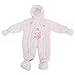 Baby Boys/Girls Cat/Dog All In One Hooded Winter Snowsuit (12-18 Months) (Pink)