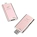 Produktbild iPhone iPad Speicherstick, [Apple MFi Zertifiziert], PQI iConnect [USB 3.0] Mobile Speicher Stick mit Apple lightning stick i-FlashDrive Für iPhone, iPad, iPod Mac & Computers (64GB) (Roségold)
