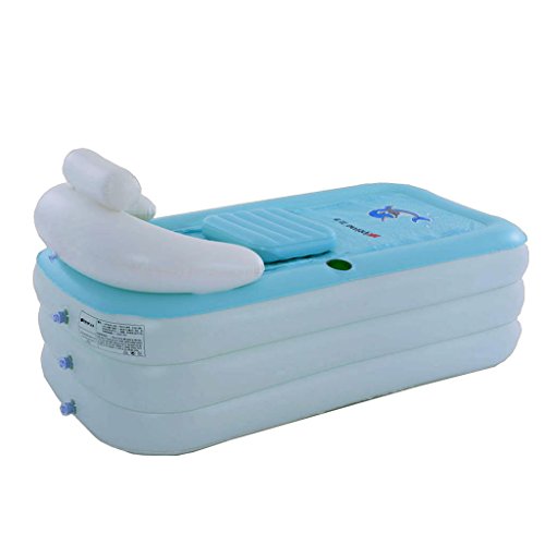 Intime Faltbare Aufblasbare Dicke Warme Erwachsene Badewanne, Spa-Badewanne, Kinder Aufblasbare Pool, Weiß - 4