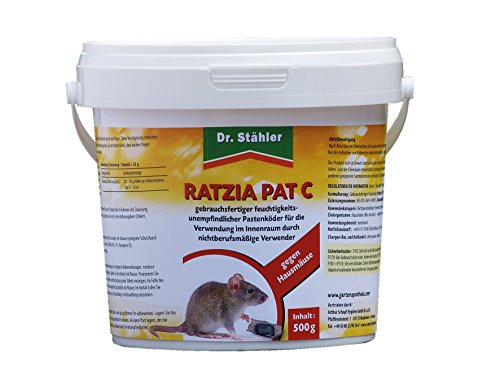 Dr. Stähler 6114 Ratzia PAT C Mäuseköder 500 g