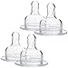 Produktbild Dr. Brown's 4 Pack Natural Flow Level 3 Wide Neck Nipple PackageQuantity: 4