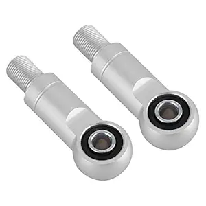 Shock Absorber Adapter, Anti Oxidation Sturdy Motorcycle Accessory Waterproof High Hardness for Off-Road Motorcycles(B Silver)