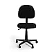 Coavas Adjustable Comfort Mesh Fabric Chairs and Swivel Padded Chairs Typist ChairOperators Chair Child Desk Chairs-JIM-BLACK-UK