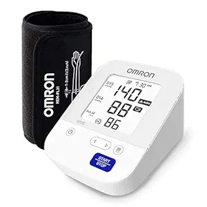 Omron Most Advance Digital Blood Pressure Monitor with 360? Accuracy Intelli Wrap Cuff for All Arm Sizes, Resulting Accurate Measurements (White)