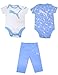3 PCS Set: Puma Infant Short Sleeve Romper / Onesie & Pant Set 6-9M Multicolor