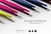 Suvorna 4" Precision Aligned Professional Tweezers Color Sets with Premium Stainless Steel, One Sharp Pointed Pair and One Slanted Tip Pair for Precision Eyebrow Shaping, Great for Ingrown Hair & Splinters, Perfect Eyebrow Trimmer, Easy Care Set, Satisfaction Guarantee (Blue)