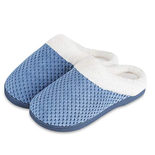 MaboveLadies House Slippers Memory Foam Slippers for Women Comfortable Warm Cosy Non Slip Indoor Outdoor Home Slippers