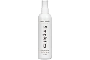 YACRISO Spray de sal marina Simpletics, Simpletics Texturizante Vainilla Sal Marina Spray, Sp-ray de mar-ina para cabello, Sp-ray Curl And Beach Waves para cabello, Hidratación Y Brillo (1PC)