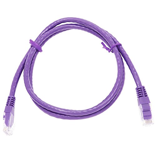 GizzmoHeaven 10M Lila Cat5e LAN Kabel RJ45 Patchkabel Cat 5 Enhanced Ethernet Netzwerkkabel für Router Modem Switch 1000 Mbit/s UTP RJ-45 – 10 Meter – Lila - 2