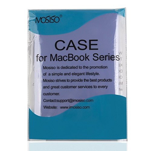 MOSISO Ultra Slim Plastik Hartschale Schutzhülle Hülle Snap Case für Macbook Pro 13 Zoll mit Retina Display NO CD-ROM Drive (A1502 / A1425), Serenity Blau - 8