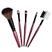 Malloom® Fashion Multifunctional 5 Pieces Pro Foundation Makeup Tools Cosmetic Brush Blending Face Eye Brush Kit Sets (Pink)
