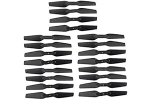 ZYGY 20PCS hélice pour E58 S168 JY019 Pliant Quadcopter Paddle de Rechange pièces UAV hélice Pliante (Noir)
