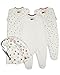 The Essential One - 3 Pack Baby Unisex Bright Sleepsuits Babygrows- Cream - 6-9 Months - ESS133