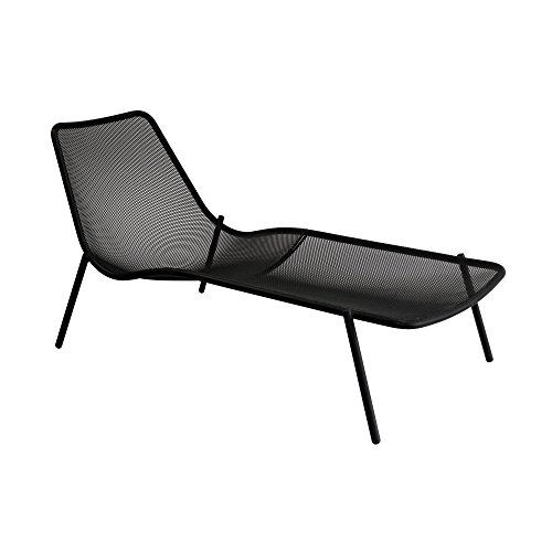 Preisvergleich Produktbild emu Round Liege, schwarz matt lackiert