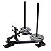 Produktbild POWRX Gewichtsschlitten – Gym Sled aus Massivem Stahl I Sprint- und Zugschlitten I Widerstand-, Kraft- und Lauftraining