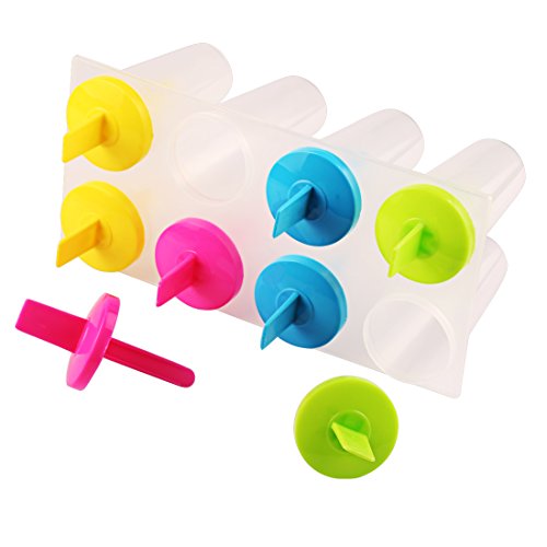 Umweltfreundlich mit 8 Zellen gefroren Ice Cream Pop Mold Popsicle Maker Lolly Mold Werkzeuge - 2