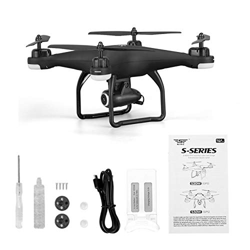 Preisvergleich Produktbild Yao S20W Four-axis Aircraft with GPS Remote Control HD Camera WiFi Drone Aircraft Black 1080P
