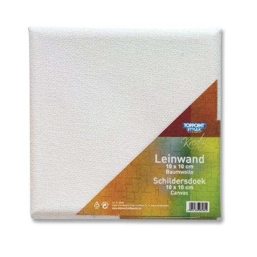 6 Leinwände Leinwand bespannte Keilrahmen 10x10cm