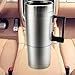 Produktbild farmer-W Auto Trinkbecher Isolierbecher Kaffeebecher 12V USB Stecker Edelstahl Auto Heizung Isolierte Beheizte Thermosbecher 300ML