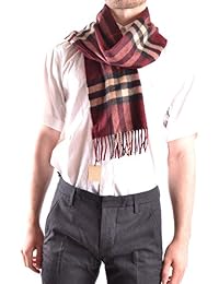 Burberry Men's MCBI056193O Burgundy Cashmere Scarf
