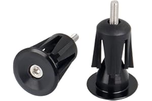 1 Paio di Estremità del Manubrio della Bicicletta,MoreChioce Estremità del Manubrio della Bicicletta in Lega di Alluminio da 23,3 mm per la maggior parte bici, MTB,Nero