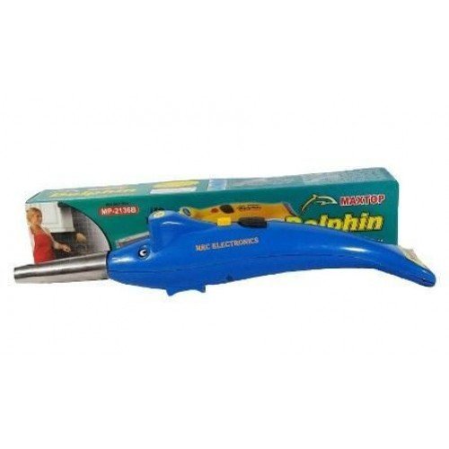 Varshine Dolphin 2 In 1 Kitchen Dolphin Shape Electronic Gas Lighter With Led Torch R-67 RS.149 (63.00% Off) - Amazon