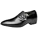 Produktbild OSYARD Herren Anzugschuhe Mokassin, Derby Oxford Lederschuhe Männer Business Hochzeit Mokassin Winter Shoes,Uniform Berufsschuhe Elegant Businessschuhe Schnürhalbschuhe Arbeitsschuhe Freizeitschuhe