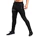 Produktbild Jogginghose Cargohose Herren Chino-Hose Jogger Stretch Fitness Hose Trainingshose Fitnesshose Laufhose Pants Chinohose Trainingshose Sweatpant Fitnesshose Männer Loose Hose Fitness Hose LMMVP (XL, Schwarz)