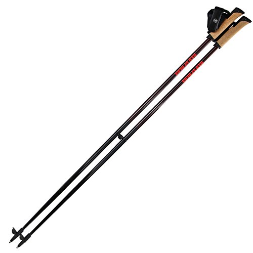 Nordic Walking Stöcke Wanderstöcke RED SPHERE aus Aluminium in vielen Längen von BB Sport - 2