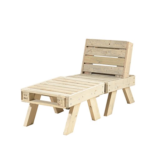 Preisvergleich Produktbild PLUS DK Paletten-Loungemöbel-Set klein unbehandelt