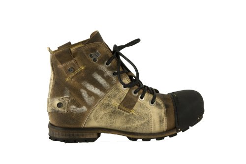 Yellow Cab INDUSTRIAL M Y15012 - Botines de piel para hombre, Marrón, 46