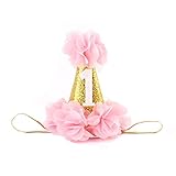 Bodhi2000® Baby Infant First Birthday Hairband Flower Crown Headwear Cone Hat