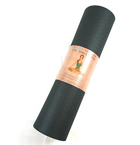 Yogamatte, SGS geprüft, umweltfreundliche TPE Yogamatte, 8mm dick, Pilatesmatte, Gymnastikmatte inkl. Tasche, hypoallergen, hautfreundlich und rutschfest (Dunkelgrün) - 2