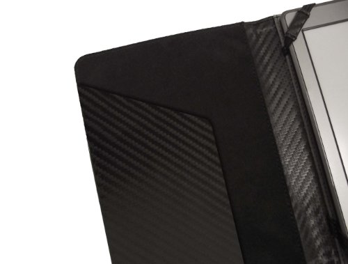 G-HUB® – Amazon KINDLE TOUCH & KINDLE PAPERWHITE Schutzhülle / Fall / Tasche / Hülle / Folio / Tablethülle in SCHWARZ KOHLENSTOFFFASER STIL – Passend für Amazon Kindle Touch & ALLEN Modellen der Kindle Paperwhite (inkl. gesetzl. Original 2012 Modell / Neu 2013 Version auch) - 7