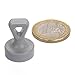 Produktbild Kegelmagnet mit Öse Ø 17 x 22 mm NEODYM - grau - hält 3,5 kg