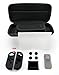 Produktbild 10 in 1 - Nintendo Switch Zubehör-Set - Durovis Gaming: Rote Hardcover Tasche/Panzerglas-Displayschutzfolie/Joy-Con-Gummi-Hüllen/Gamekarten-Case/Analogstick-Aufsätze/Mikrofasertuch