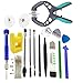 Produktbild GCLGL Werkzeugkoffer 18 in 1 Reparatur Werkzeug Set Tool Kit (Inkl. 5 Punkt Pentalobe Schraubendreher/Schraubenzieher) Mit LCD Bildschirm Öffner Zange/Saugnapf Für Smartphone/Handy Apple iPhone