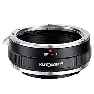 K&F Concept Lens Mount Adapter EOS-L Manual Focus Compatible with Canon (EF/EF-S) Lens to L Mount Camera Body