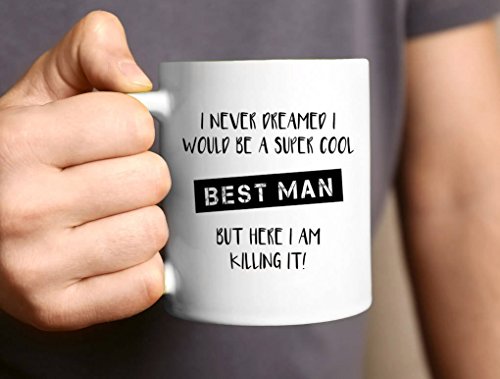 55BoydSan Best Man Gift Best Mate Best Man Proposal Bucks Party Stag Night Groomsmen Gift Coffee Mug Gift for Him Groomsman Bridal Party Gift