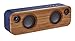 Produktbild House of Marley Get Together Mini - tragbare Bluetooth Box aus nachhaltigen Materialien, 2.5'' Subwoofer & 1' Hochtöner, 10 Std. Akku, Aux-In, Laden externer Geräte, Mikrofon zum Telefonieren - Denim