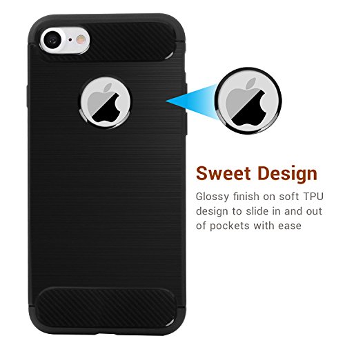 Funda iPhone 7 Turata Case Cover Negro Ultra Fina de TPU Silicona Carcasa Bumper Gel para iPhone 7 4 7 Pulgadas reviews Funda iPhone 7 Turata Case Cover Negro Ultra Fina de TPU Silicona Carcasa Bumper Gel para iPhone 7 4 7 Pulgadas